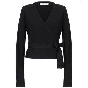 Diane Von Furstenberg ballerina wrap sweater